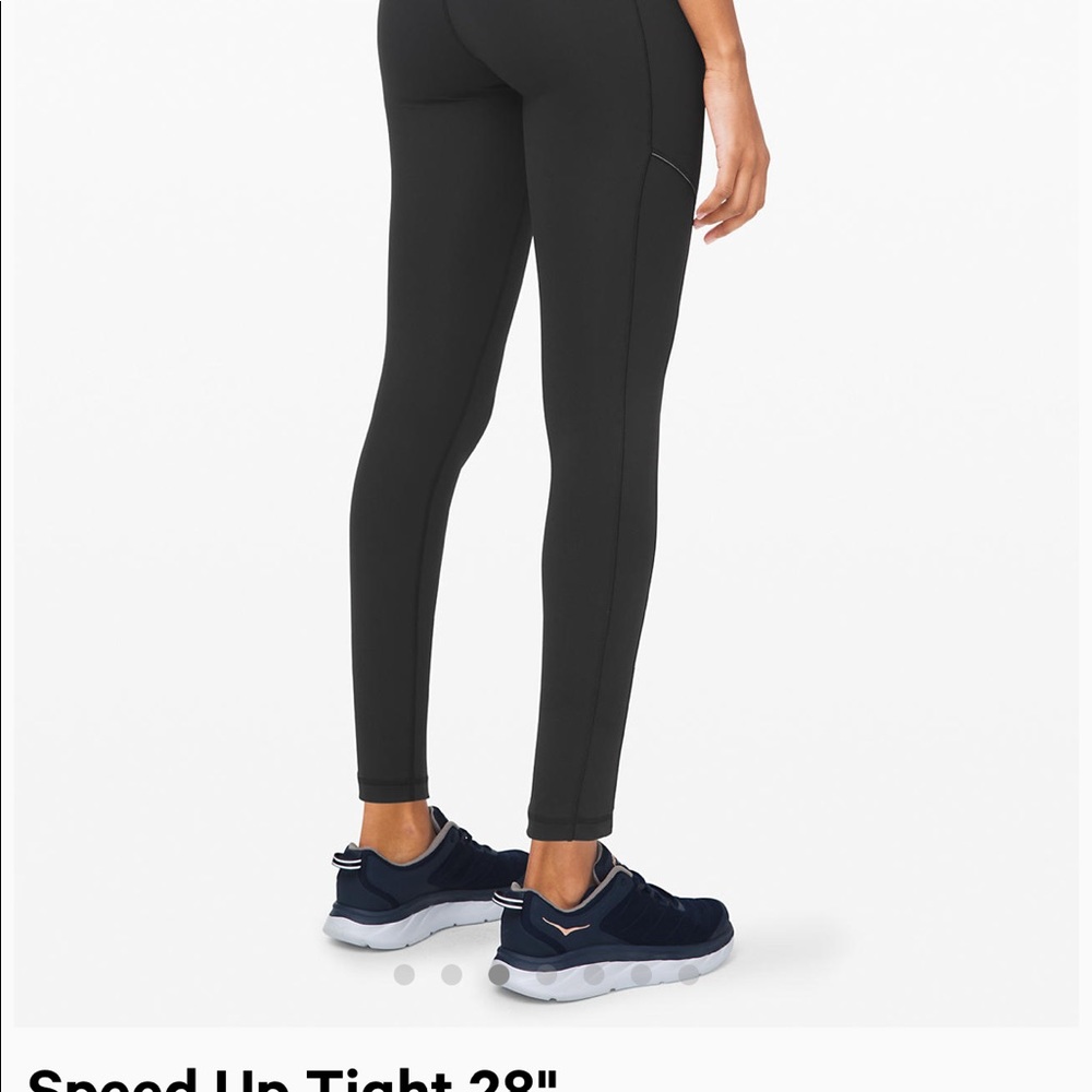 Heathered gray speed up lululemon leggings
